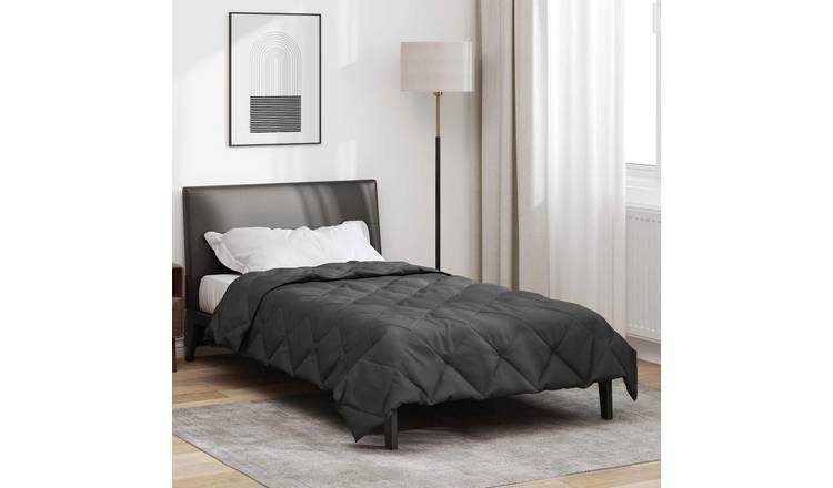 Walplus Full Year Duvet Microfibre - Anthracite - 155 x 220 cm