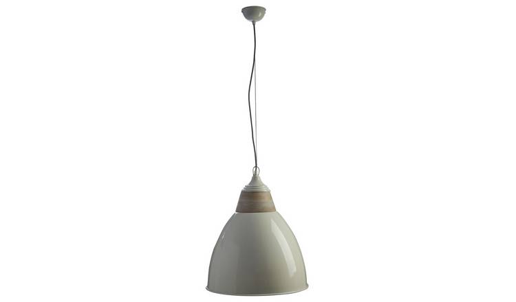Orsina Oslo Large Bell Shaped Pendant Light - White