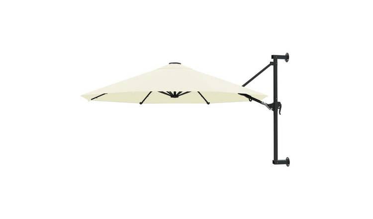 Walplus Garden Parasol - Sand - 300 x 131 cm