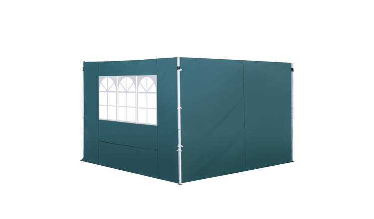 Outsunny Gazebo Replaceable Side Panel With Window - Green