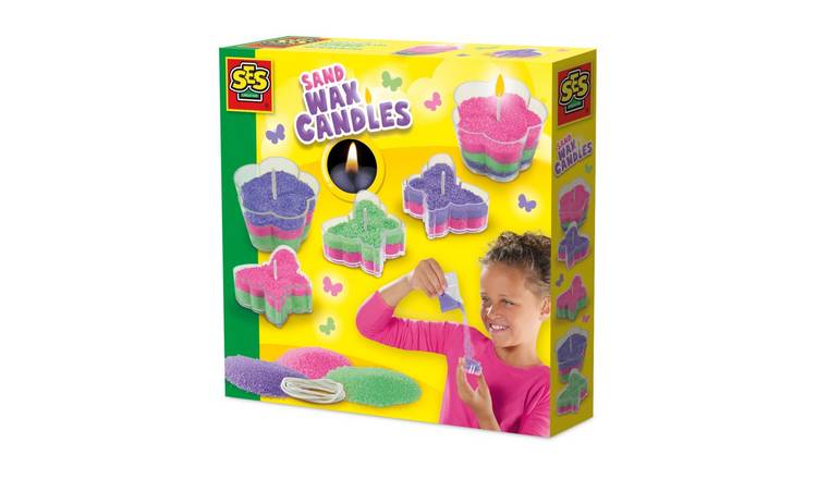 SES Creative Make Your Own Sand Wax Candles Craft Set
