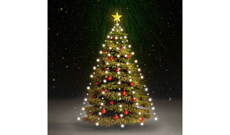 Walplus PVC Tree Light Cold Tree Height Decorative Inlays - White - 210 cm