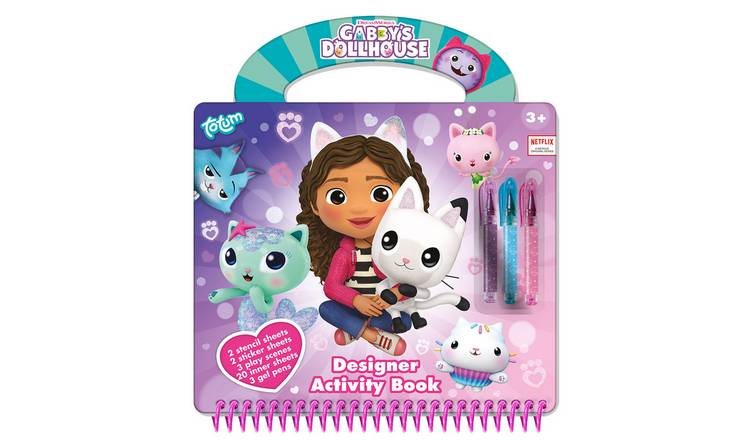 Totum Gabby's Dollhouse Designer Activity Book Craft Set