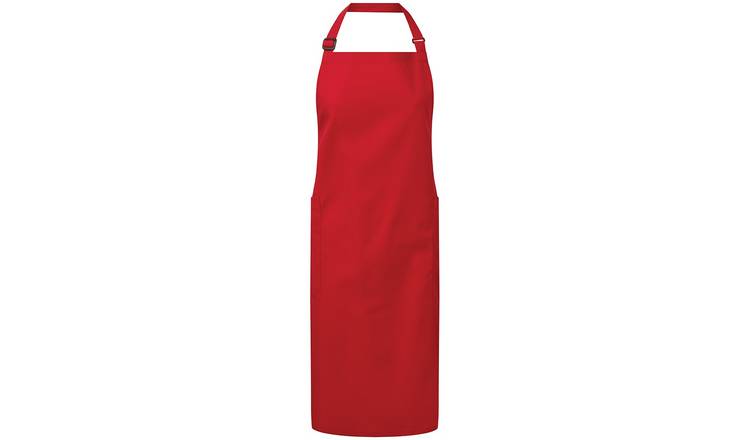 Premier Organic Fairtrade Certified Recycled Full Apron - Red