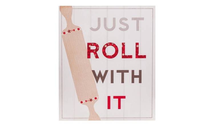 Orsina Just Roll With It Wall Plaque