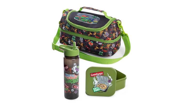 Teenage Mutant Ninja Turtles Kids Boys Lunch Bag Set - Green