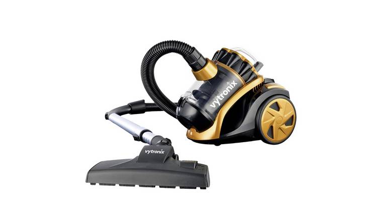 Vytronix VTB Bagless Cylinder Vacuum Cleaner - Grey & Gold