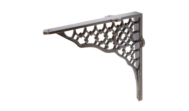 Hammer & Tongs Honeycomb Iron Shelf Bracket - Raw