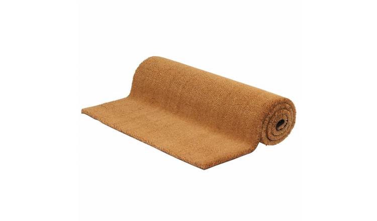 Walplus 24 mm Thick Coir Door Mat - Natural - 80 x 100 cm