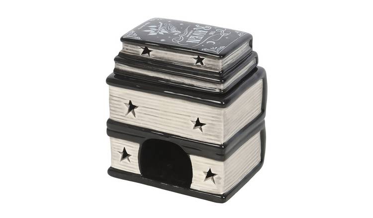 Something Different Book Of Spells Oil Burner - Black