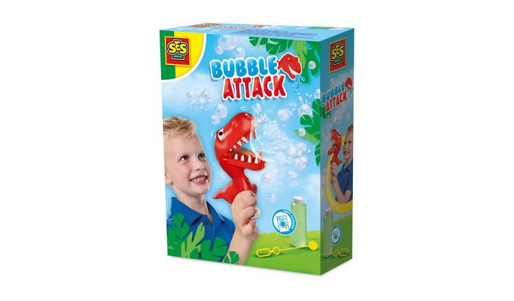SES Creative Bubble Maker Dino Attack Toy - 200ml