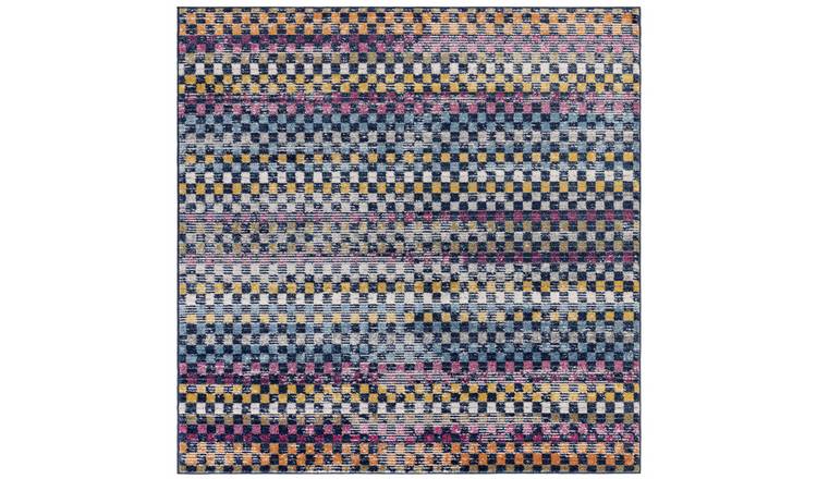 Mega Flooring Multi Modern Geometric Rug - 120 x 170cm