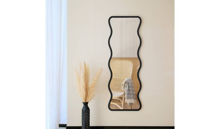 Charles Bentley Amsterdam Indoor Outdoor Weather Resistant Mirror - Black