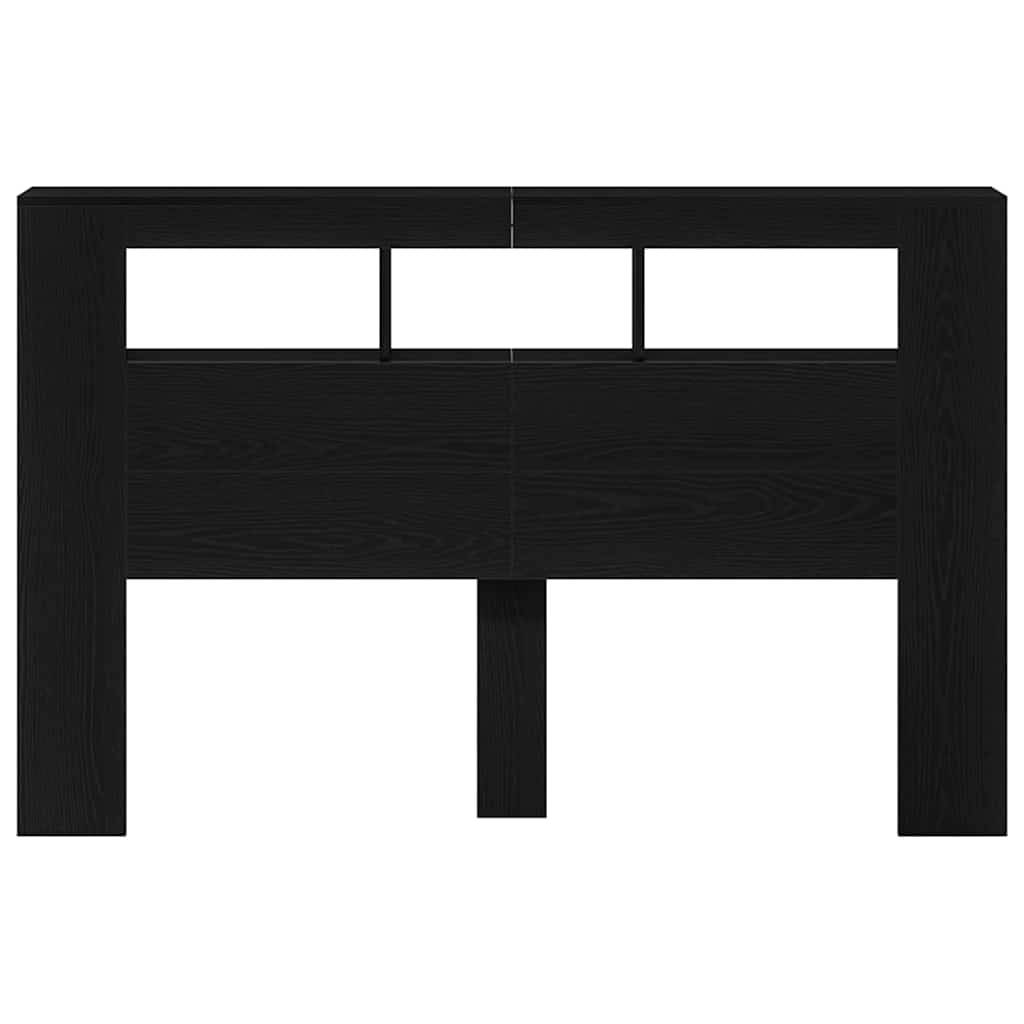Walplus Engineered Wood LED Headboard - Black Ash - 160 x 18.5 x 103.5 cm - Image 7