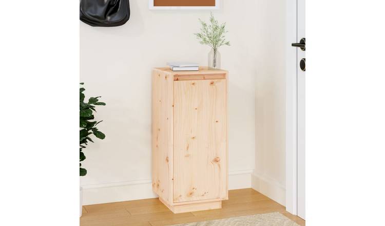 Walplus Solid Wood Shoe Cabinet - 35 x 35 x 80 cm