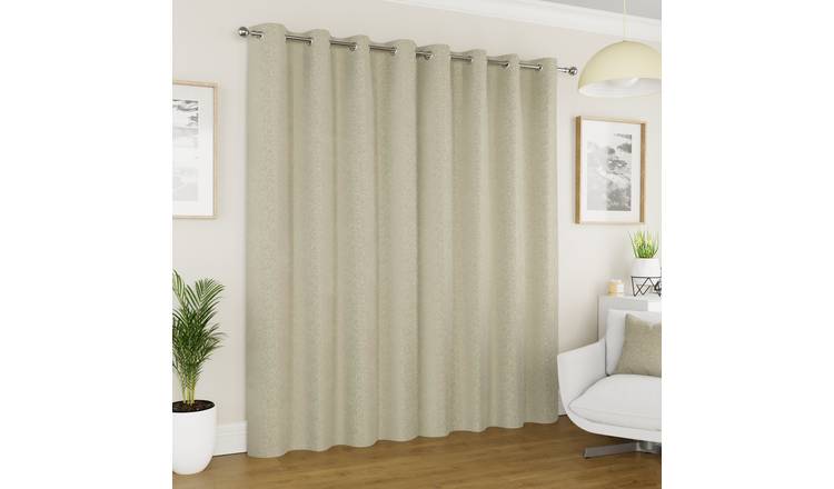 Enhanced Living Sydney Thermal Eyelet Curtains - 117 x 229cm - Cream