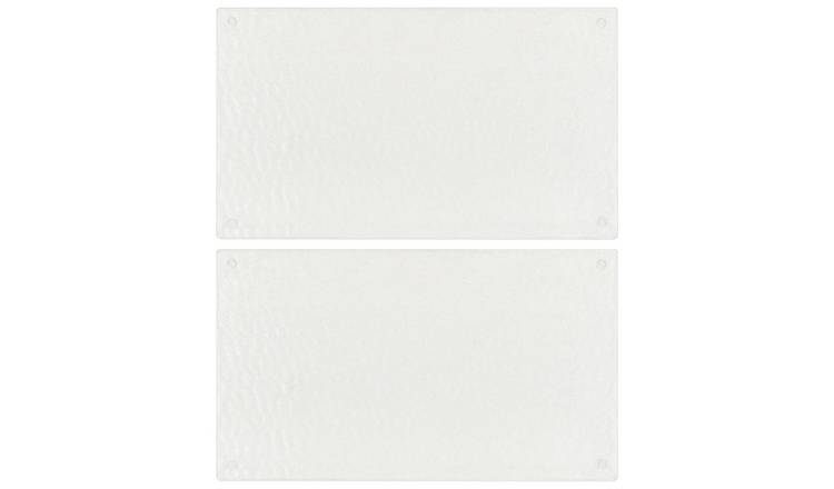Walplus Chopping Boards Bubbles Pattern Tempered - Transparent - 52 x 30 cm