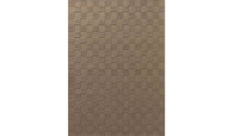 Hanse Home Brown Scala Geometric Checkered Rug - 120 x 170cm