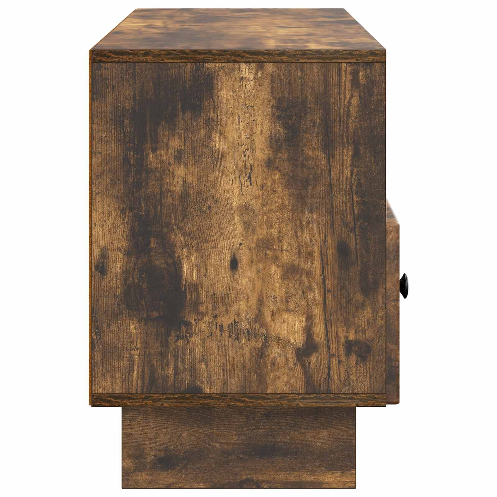 Walplus Engineered Wood TV Cabinet - Smoked Oak - 102 x 34.5 x 50 cm - Image 6