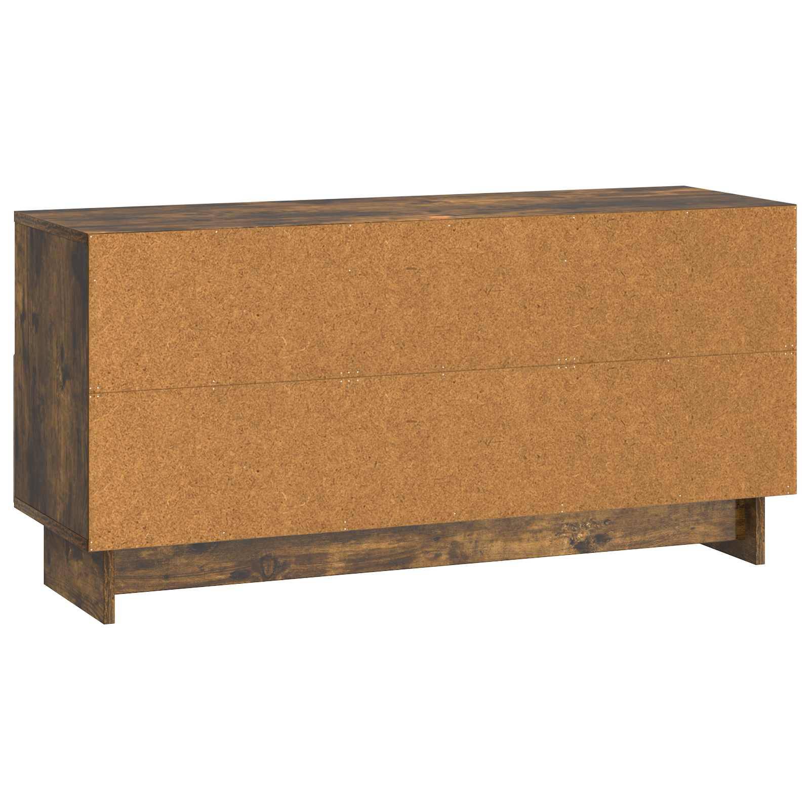 Walplus Engineered Wood TV Cabinet - Smoked Oak - 102 x 34.5 x 50 cm - Image 7