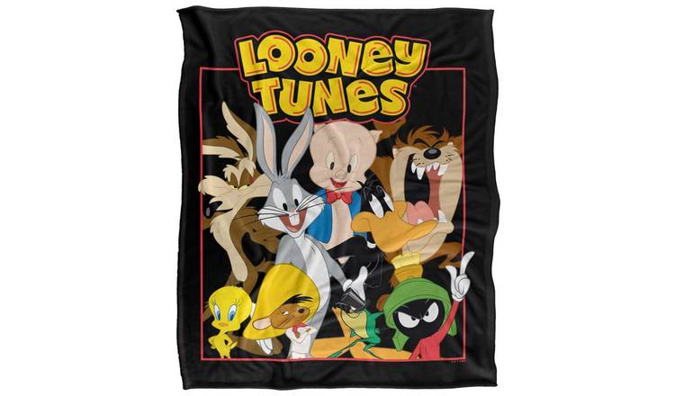Looney Tunes Silky Group Throw - 152cm x 127cm
