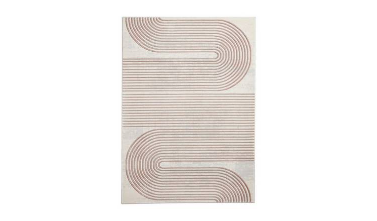 Mega Flooring Grey Modern Abstract Rug - 80 x 150cm