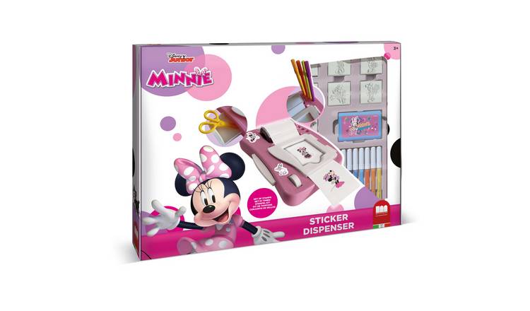 Minnie Sticker Machine by Multiprint – Kids Craft & Stationery Set