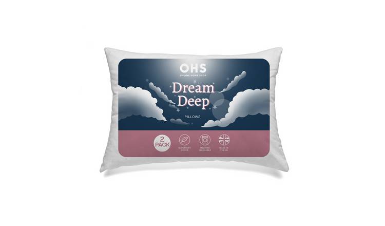 OHS 2 Pack Dream Deep Pillows