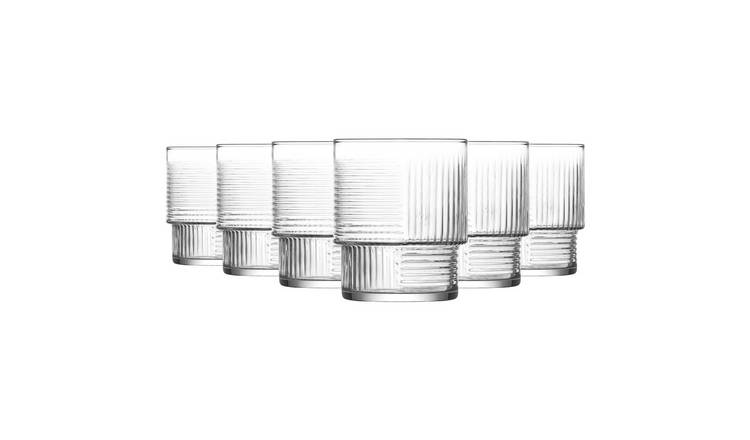 LAV Helen Stacking Whisky Glasses - 230ml - Pack of 6
