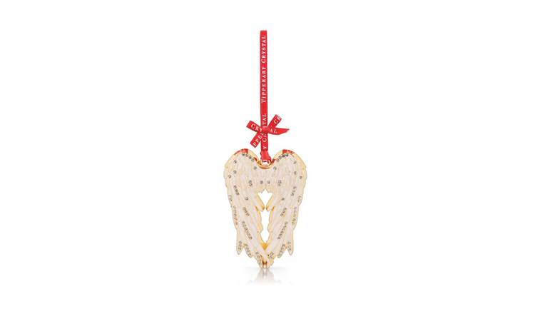 Tipperary Metal Sparkle Angel Wings Hanging Decoration