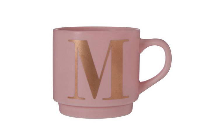 Orsina Signet M Monogram Mug – Pink