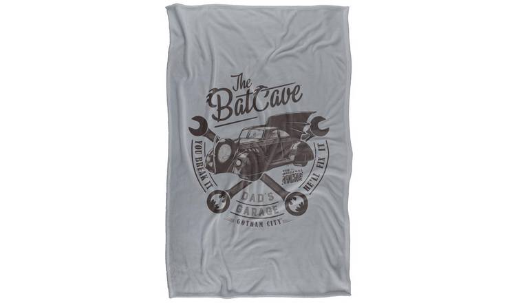 Batman Dad's Garage Is The Batcave Fathers Day Blanket - 147cm x 91cm