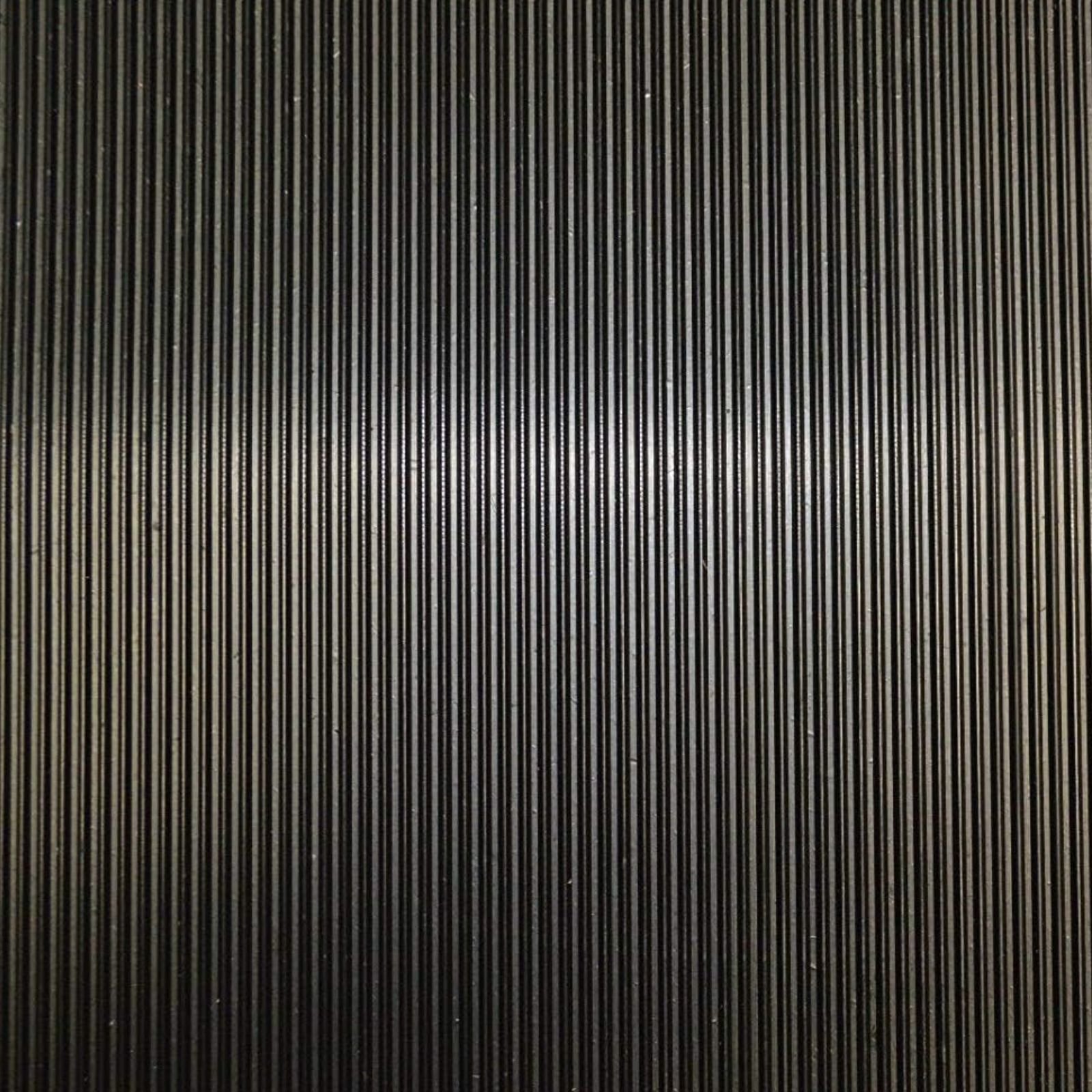 Ark Mat 3mm Thick Fine Ribbed Rubber Roll Flooring - 1m x 1m - Image 3