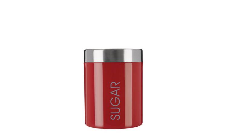 Orsina Liberty Enamel Sugar Canister – Red