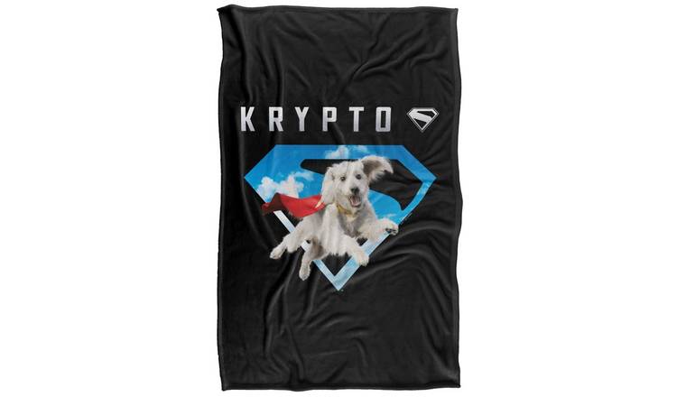 Superman Krypto 2025 Sky Shield Soft Touch Blanket - 147cm x 91cm