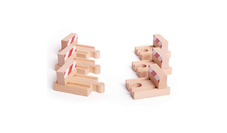 Bigjigs Rail Buffers (Pack of 6) - 3 Years +
