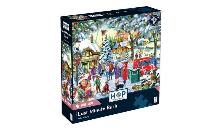 The House of Puzzles Last Minute Rush BIG 500 Piece Jigsaw Puzzle