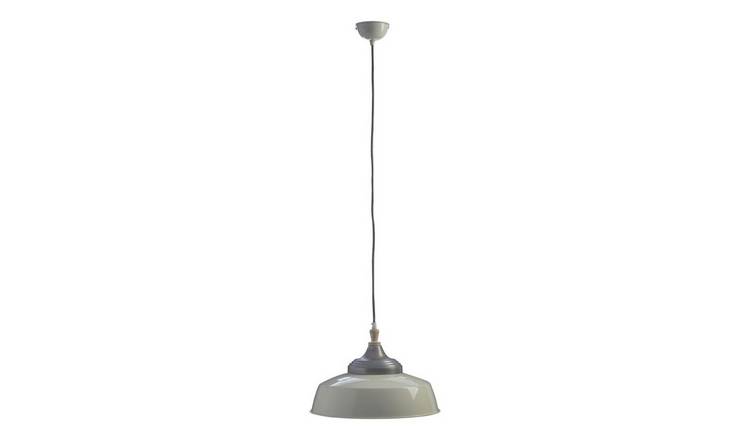 Orsina Oslo Large Bowl-Shaped Pendant Light - White