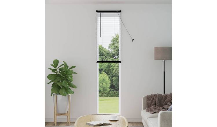 Walplus PVC Window Blind - Black - 213 x 50 cm