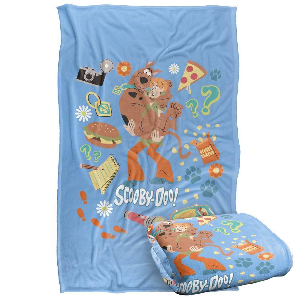 Scooby Doo Food Soft Touch Blanket - 147cm x 91cm - Image 2