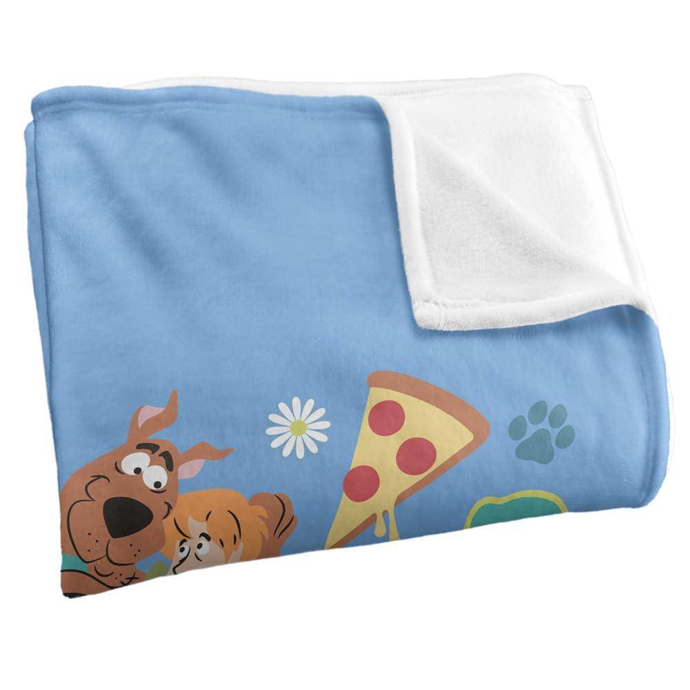Scooby Doo Food Soft Touch Blanket - 147cm x 91cm - Image 3