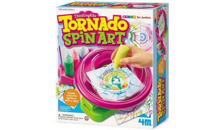 4M Thinking Kits Tornado Spin Art - 4 Years +