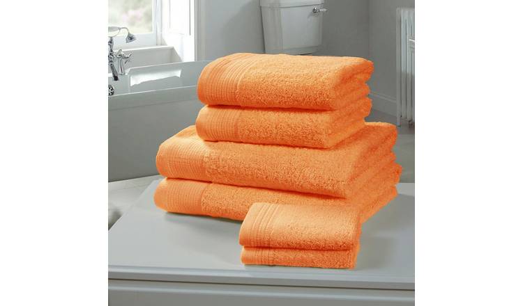 Rapport Home Chatsworth 6PC Towel Bale - Tangerine