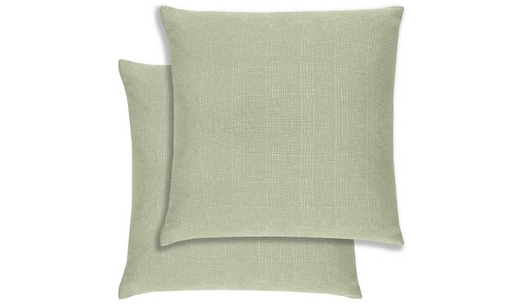 Enhanced Living Matrix Textured Cushion Covers - 43 x 43cm - Green