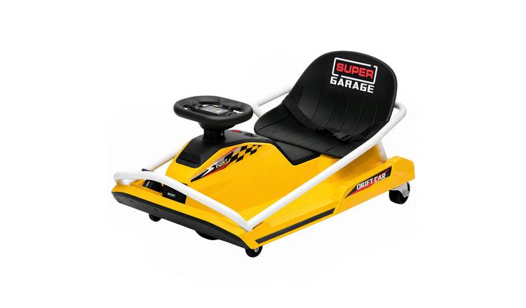 AIYAPLAY 24V 300W Ages 6-10 Drift Mode Electric Go Kart – Yellow