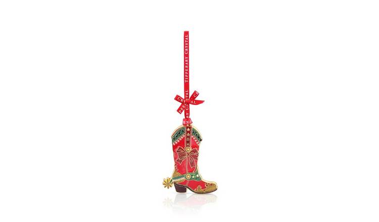 Tipperary Metal Sparkle Cowboy Boot Hanging Decoration