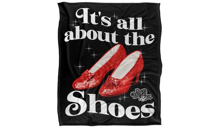 The Wizard Of Oz It's All About The Shoes Blanket - 152cm x 127cm