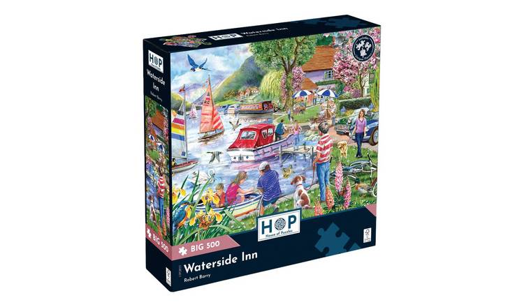 The House of Puzzles Waterside Inn BIG 500 Piece Jigsaw Puzzle