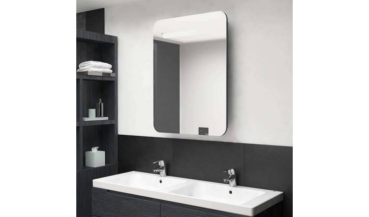 Walplus MDF Bathroom Cabinet - Grey - 60 x 11 x 80 cm