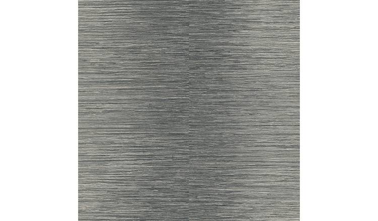Grandeco Kaito Vertical Ombre Shimmer Textured Wallpaper - Dark Grey